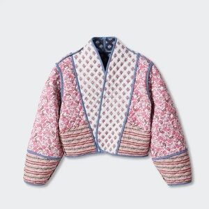 MANGO quilted reversible jacket